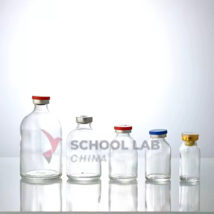 Polystop Clear Glass Reagent Bottle - Pack of 10