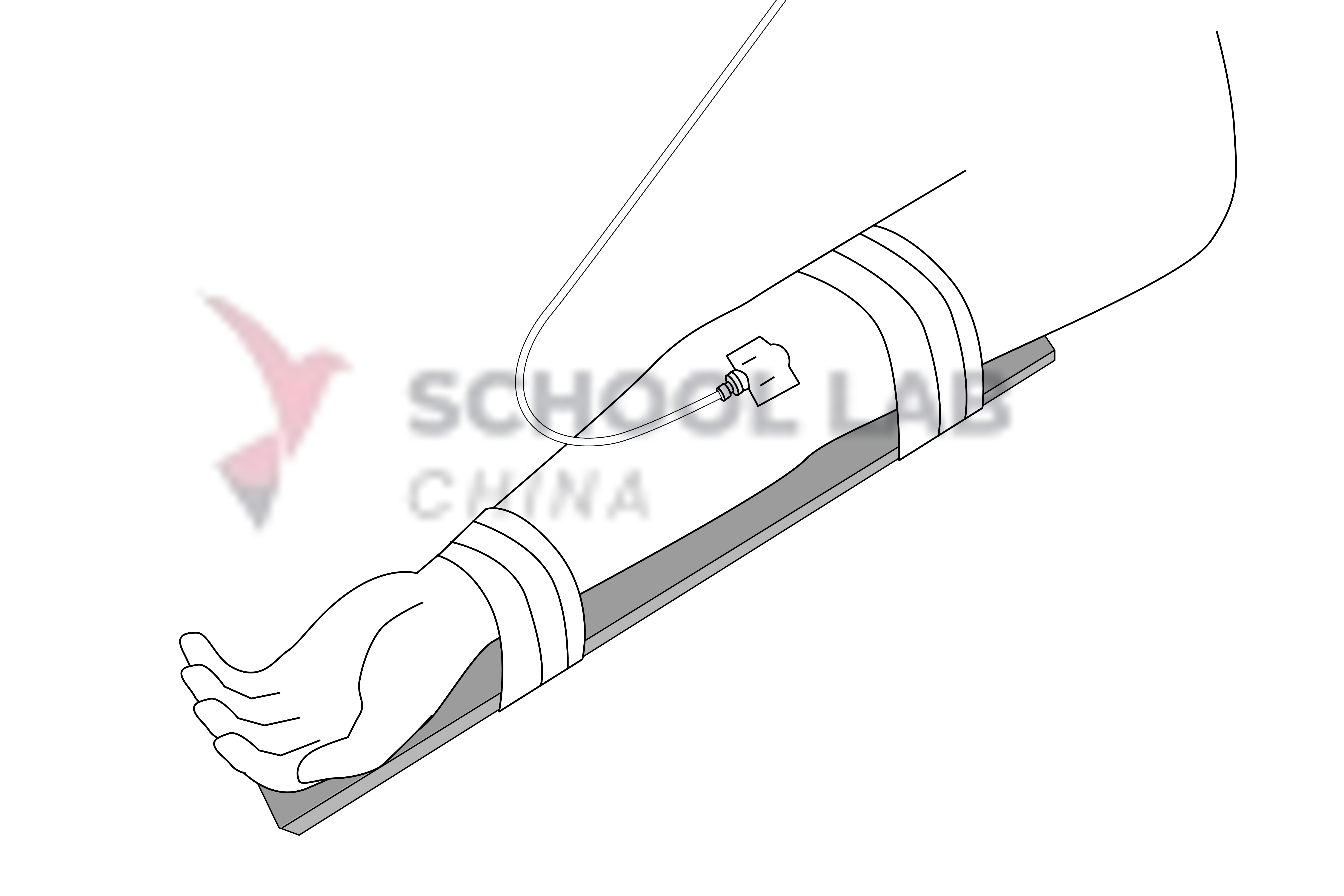 Infusion Arm Splint, Foldable, Adult